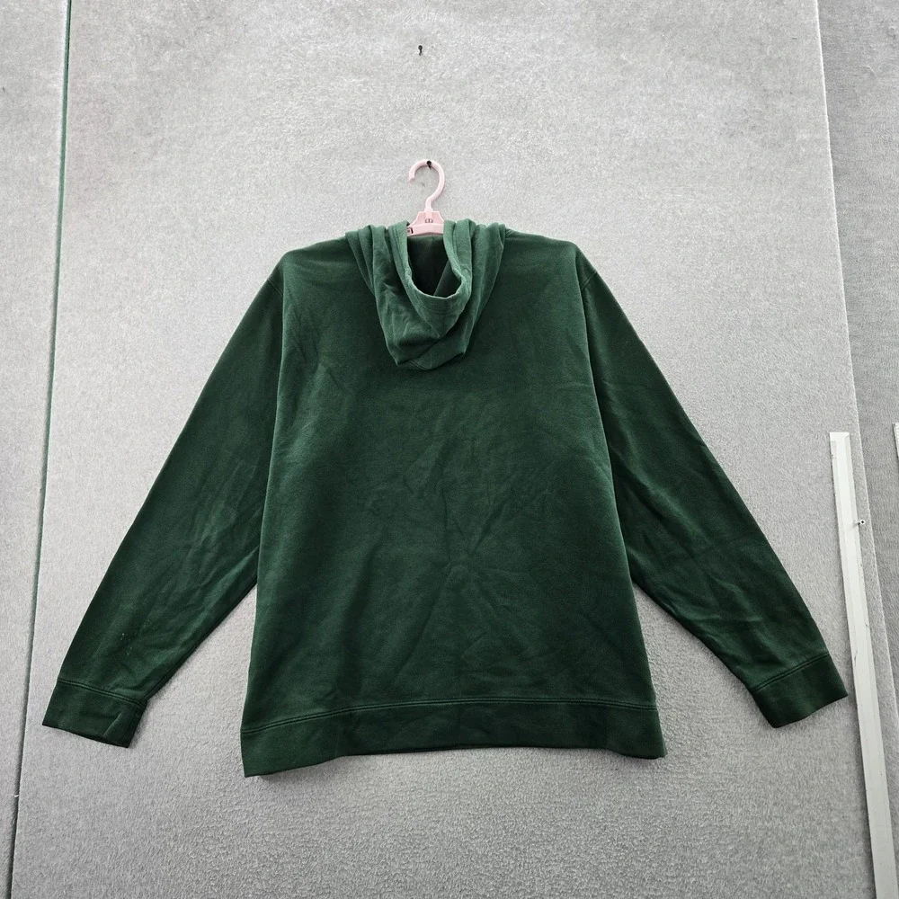 Under Armour Men Hoodie 2XL Green Fleece Coldgear Activewear Embroidered Logo‎